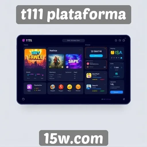 análise da interface do usuário na t111 plataforma